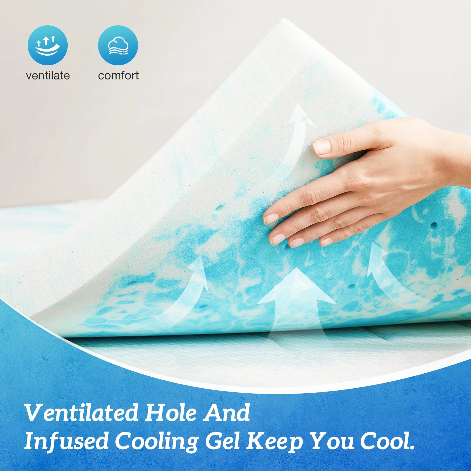 Koraline Memory Foam Mattress Topper