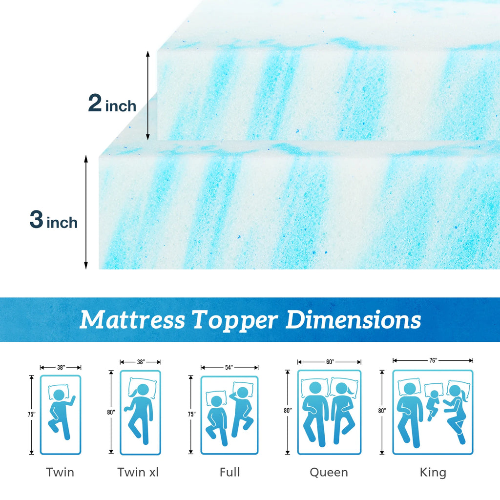 Koraline Memory Foam Mattress Topper